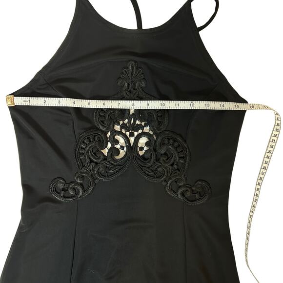 NWT Y2K Gunne Sax Lace Stretch Black Maxi Size 8/10 Whimsigoth Grunge Dark Fairy - Picture 9 of 12